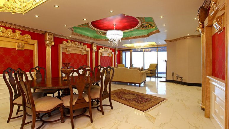 فضای داخلی هتل قو الماس خاورمیانه