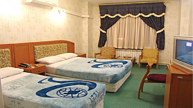 هتل جهانگردی شاهرود اتاق سه تخته
